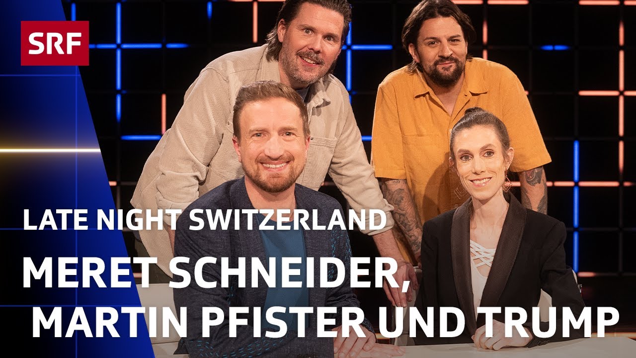 Meret Schneider, Martin Pfister und Trump | Comedy | Late Night Switzerland | SRF
