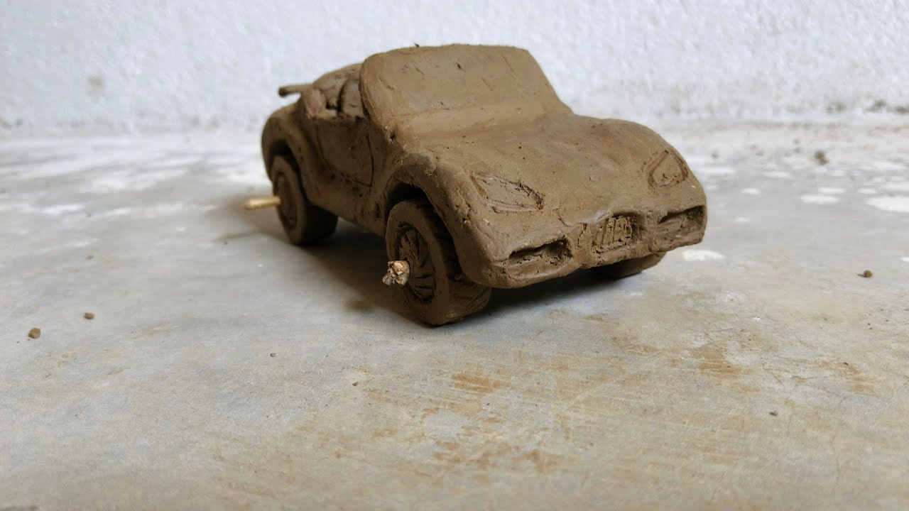 Mitti ka Car kaise banate hain .How to make 🚗.soil Vahicle.