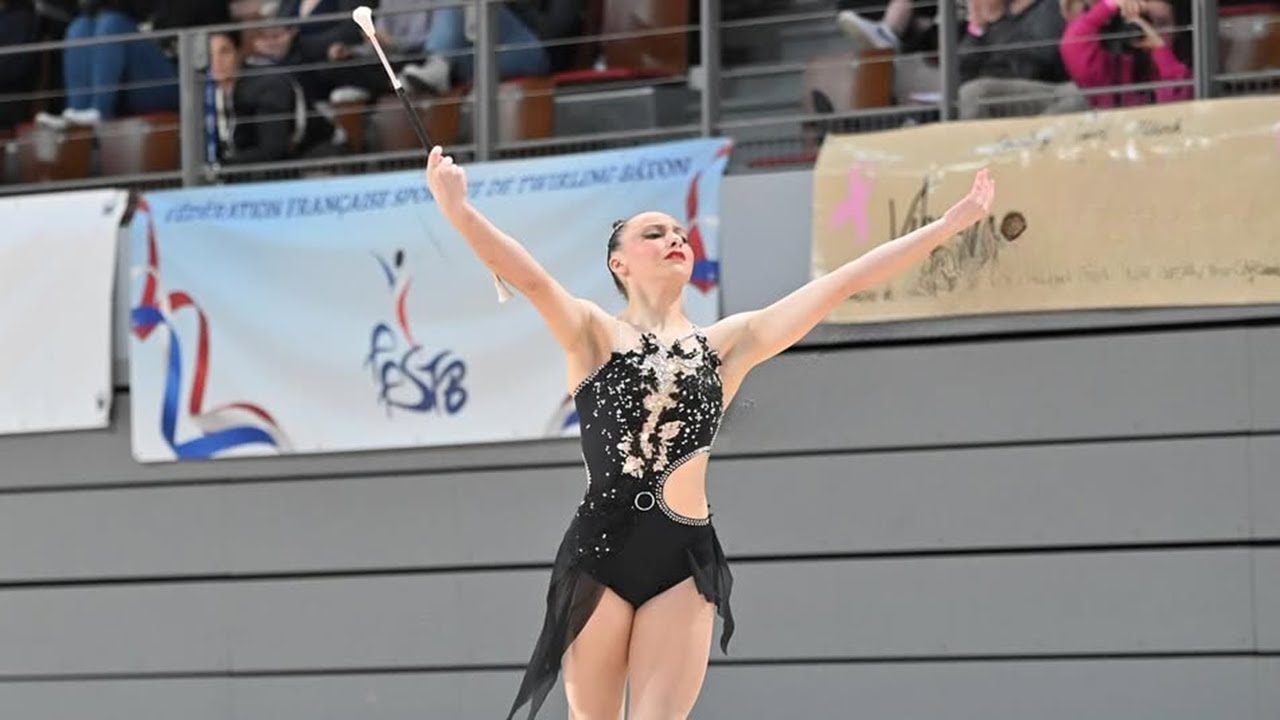 Baton Twirling - Eurotwirl 2024 - Christale CALVET (FRANCE) - Freestyle