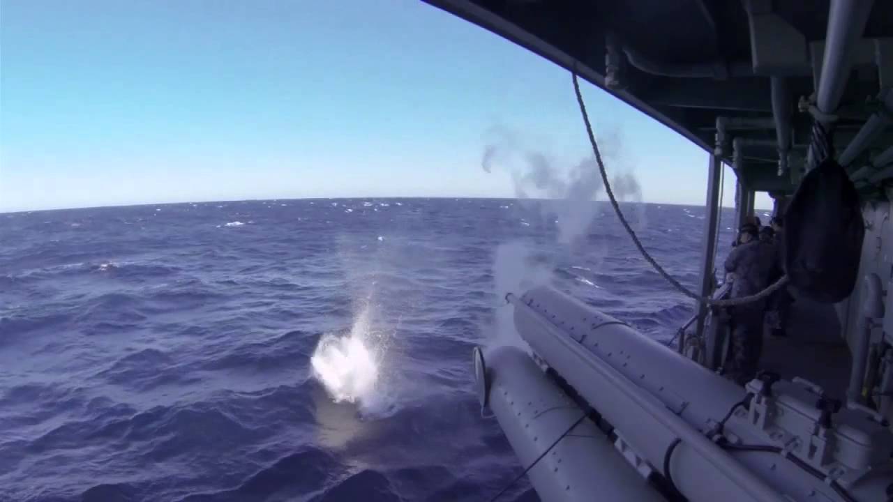 HMAS Stuart MU90 Lightweight Torpedo