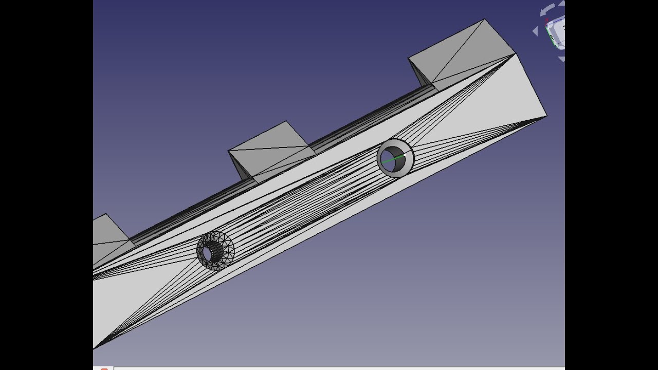 FreeCad Коррекция STL модели