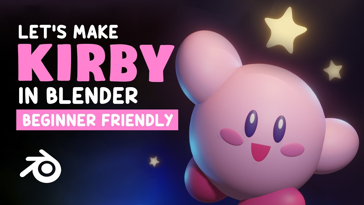 Let's Make Kirby in Blender! Beginner Friendly Tutorial