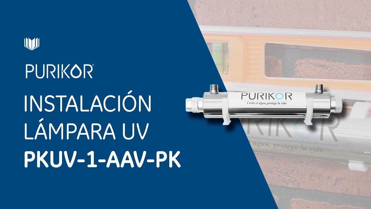 ¿Cómo instalar tu lámpara UV PKUV-1-AAV-PK?