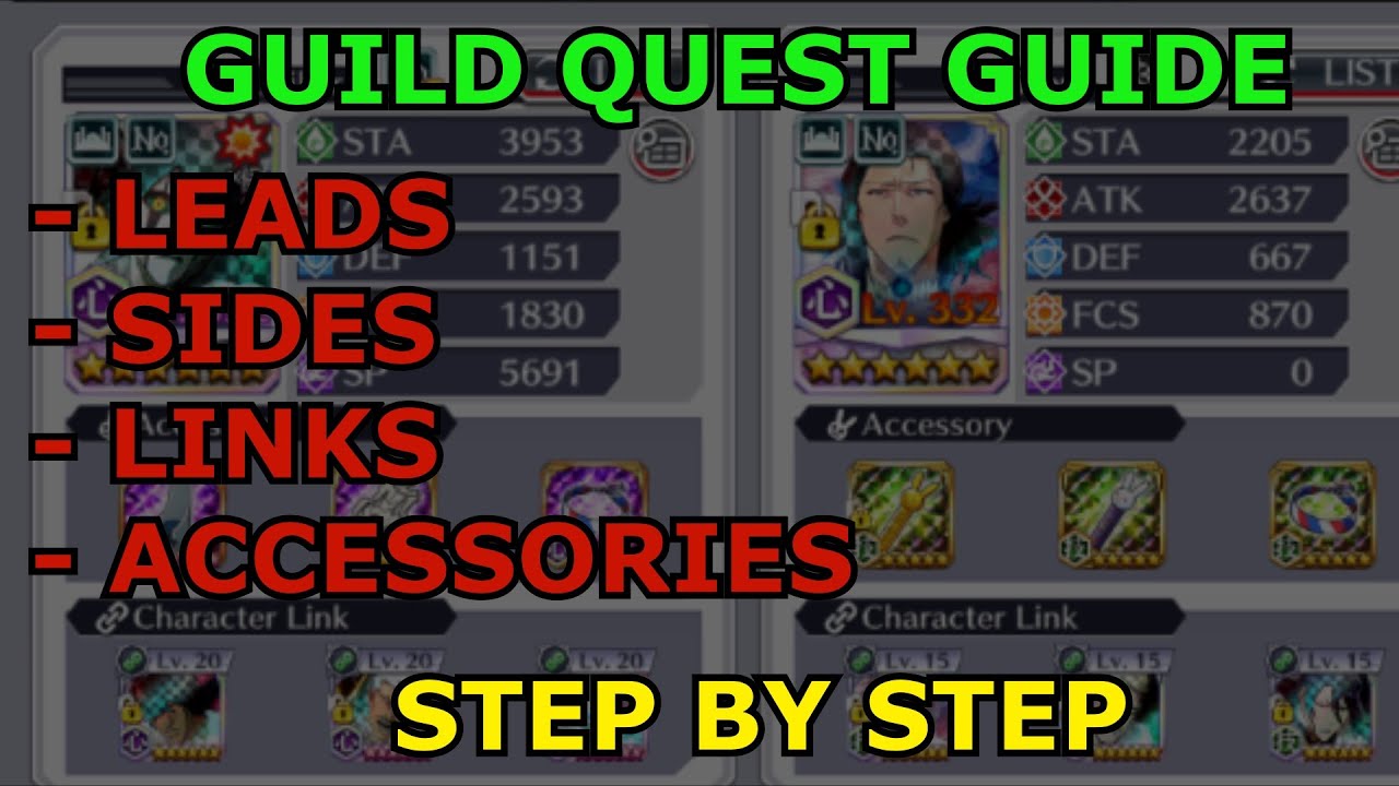 Guild Quest Guide for Every Rotation | Bleach Brave Souls