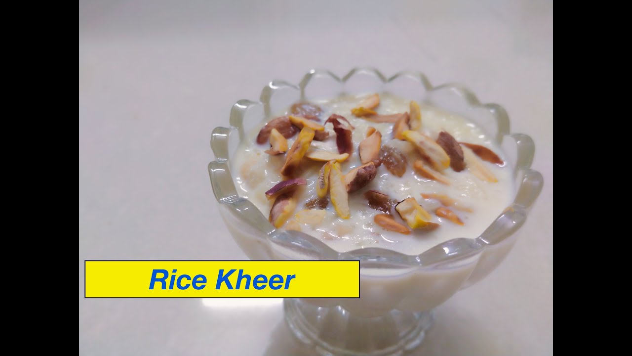 Rice Kheer Recipe | Chawal ki Kheer | Indian Rice Pudding | Rice Paysam | Home made tasty Kheer