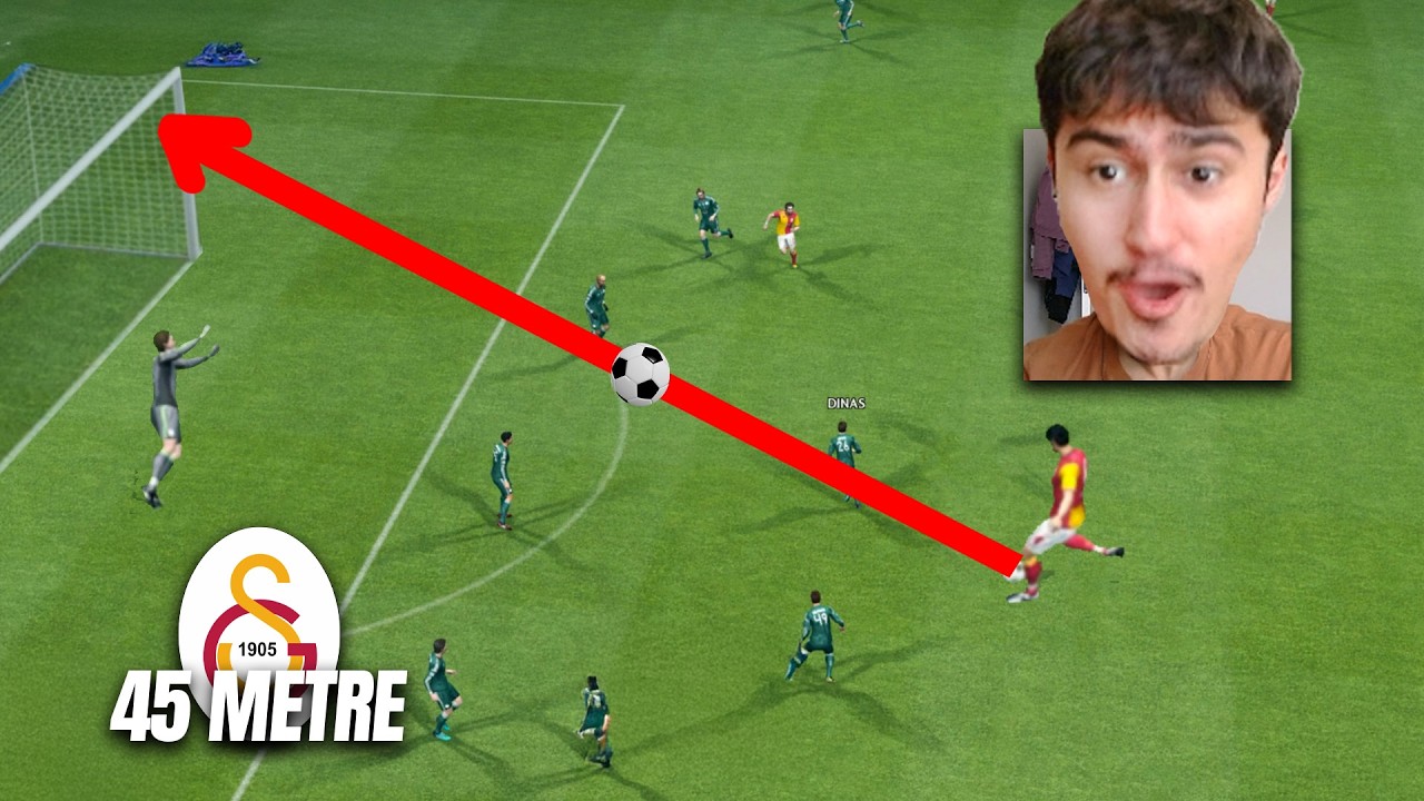 45 METRE FÜZE GOL! SİNİR KRİZİ GEÇİRDİM! Galatasaray Şampiyonlar Liginde Pes 13 ! #2