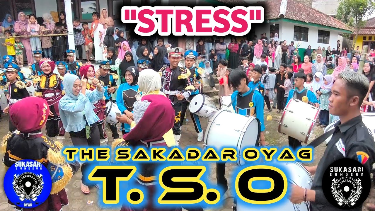 ATRAKSI SORE BERSAMA DRUMBAND TSO (COVER LAGU - STRESS) 🤗