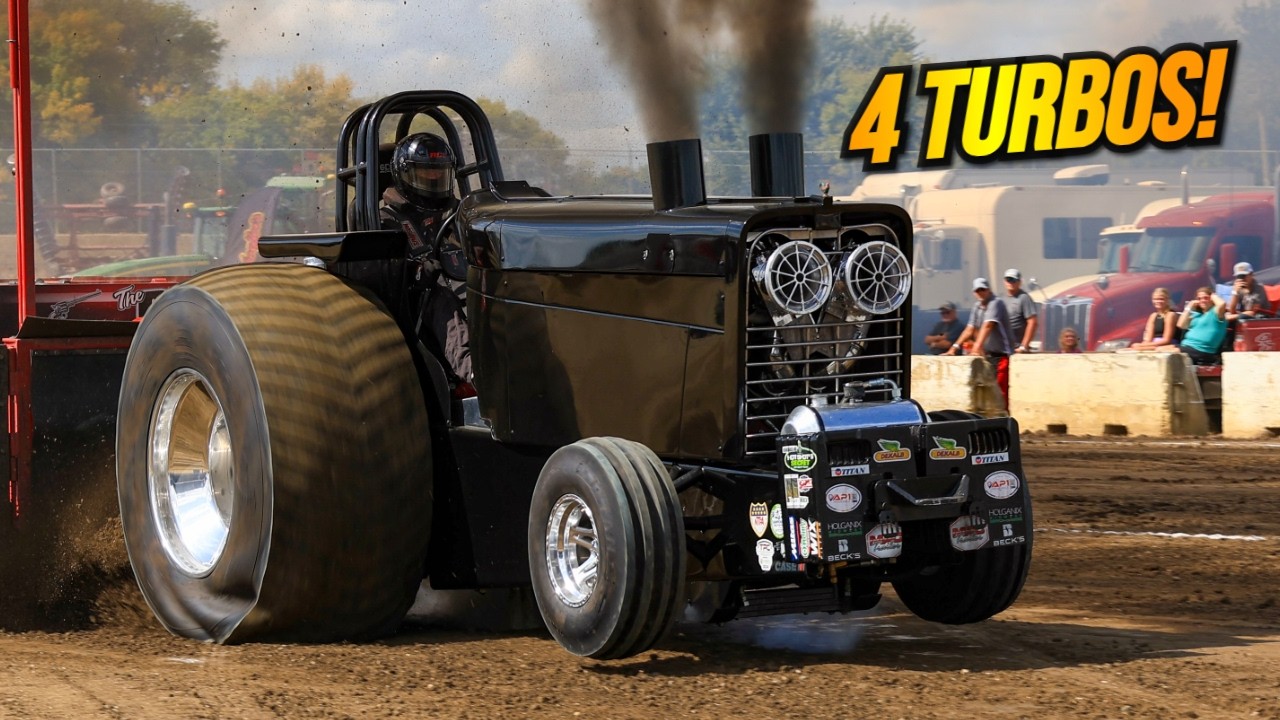 INSANE Super Stock Diesel Tractor Pulling!