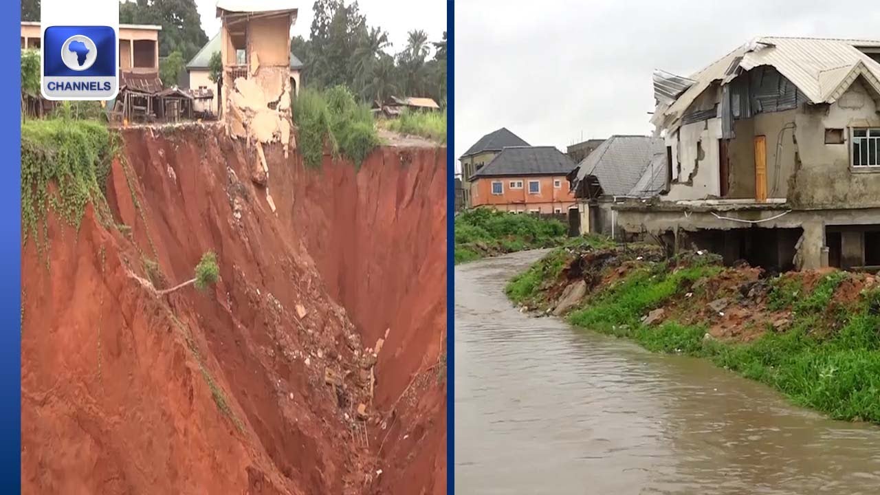 Erosion Claims Lives, Properties In Ideato, Lagos Storm Water Control +More | Eyewitness Report