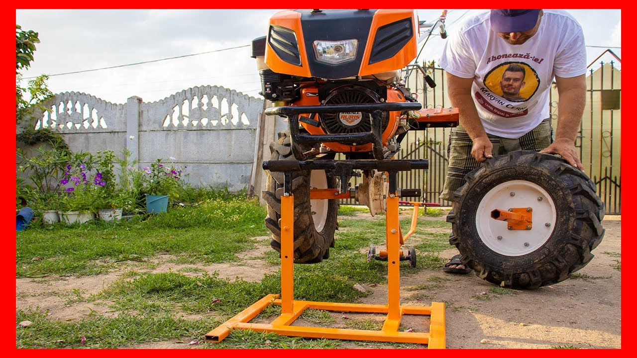 Dimensiuni Elevator Ideal: Ridică și Coboră cu Ușurință Orice Motosapă sau Motocultor RURIS