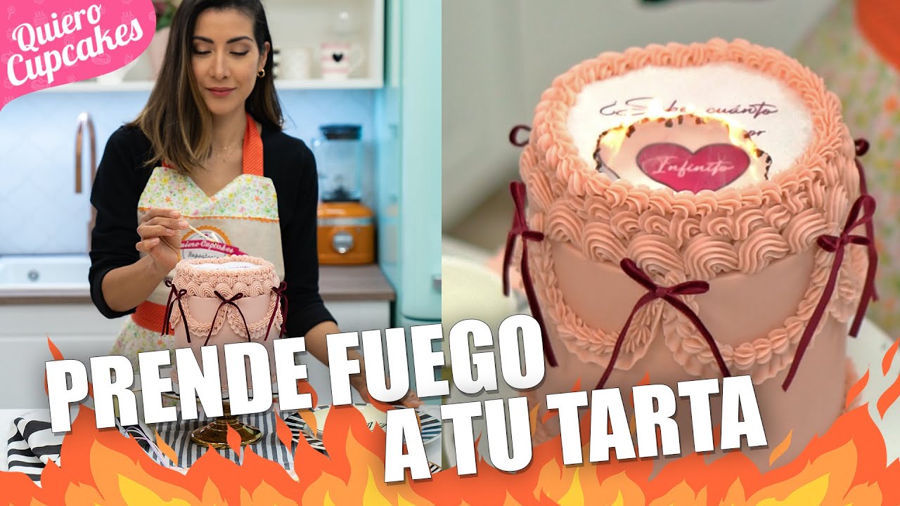 BURN AWAY COQUETTE CAKE 🎂🔥 | TARTA TENDENCIA  | QUIERO CUPCAKES