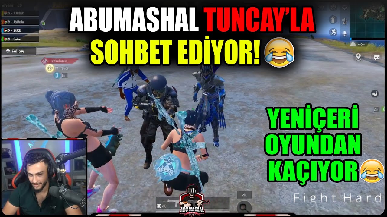 ABUMASHAL YENİ&Ccedil;ERİ TUNCAY LA SOHBET EDİYOR! Pubg Mobile Yayıncı Karşılaşmaları