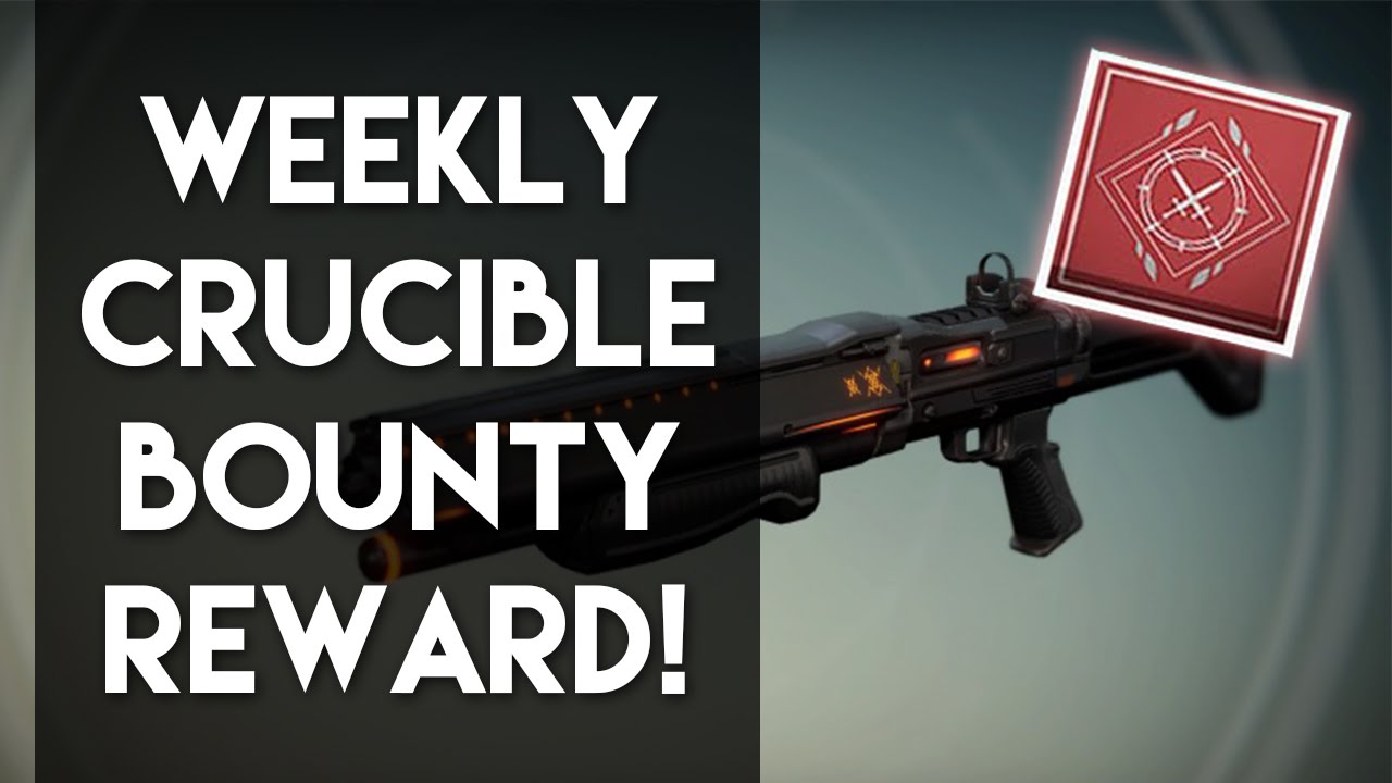 My First Weekly Crucible Bounty Reward! (TTK Crucible Weekly Bounties)