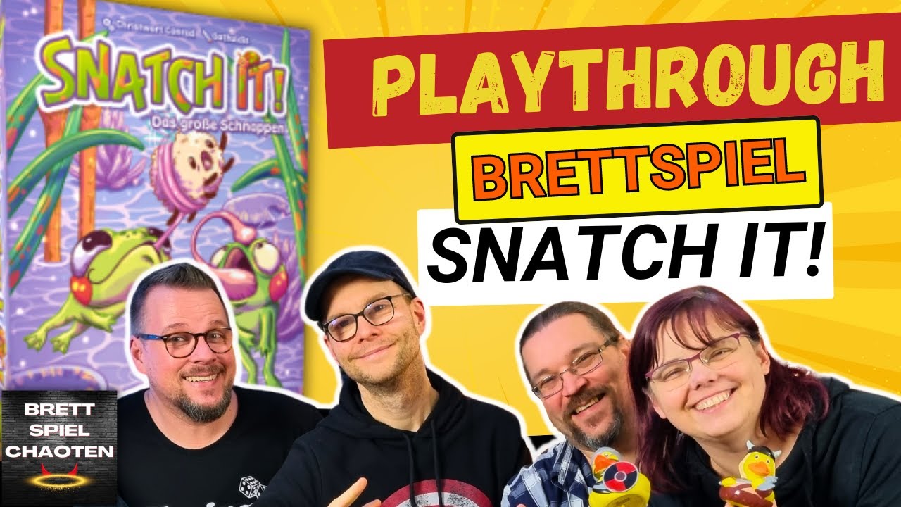 Snatch It! - Das große Froschschnappen! | UNCUT Brettspiel-Playthrough