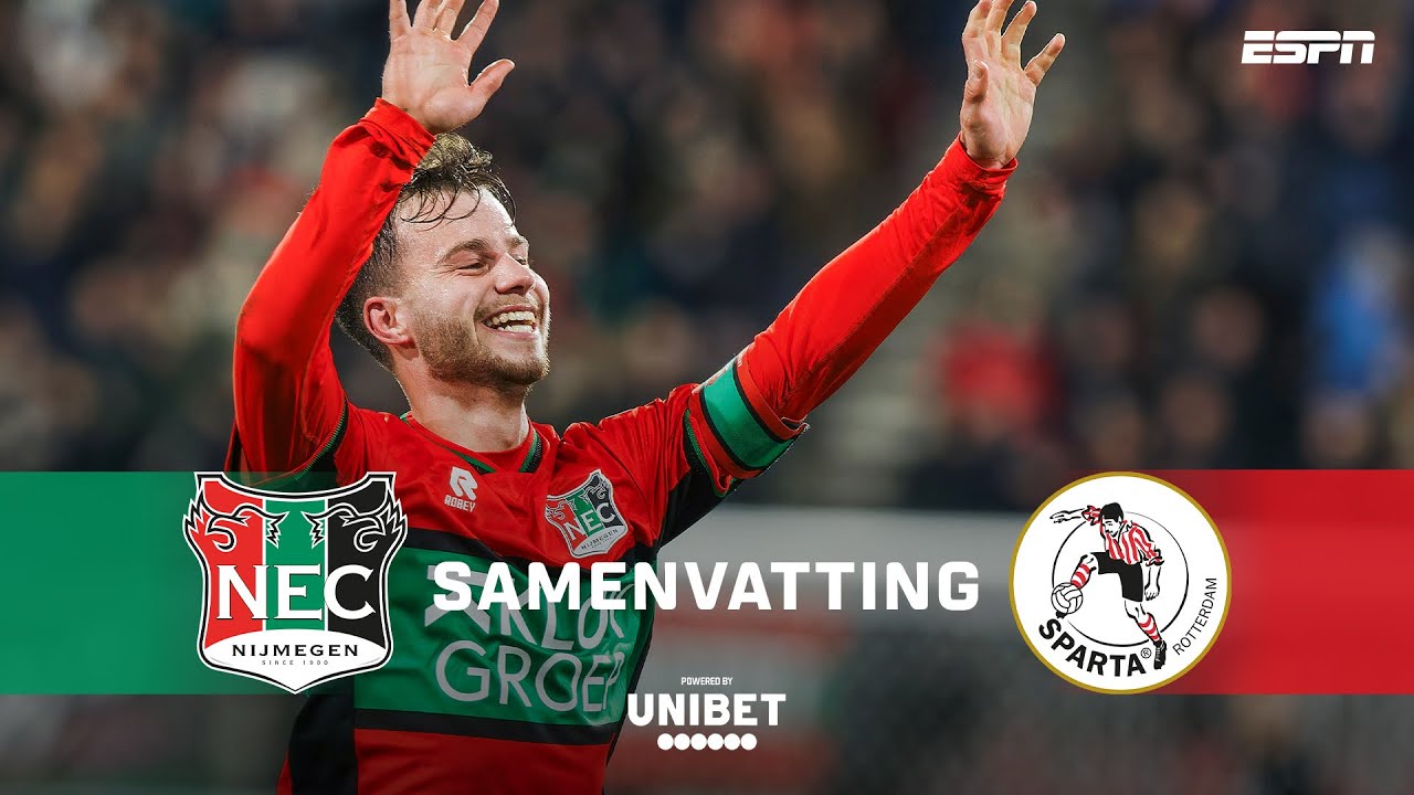 WERELDGOAL jarige Dirk PROPER en FRAAIE VRIJE TRAP Calvin Verdonk! 👏  | Samenvatting N.E.C. - Sparta