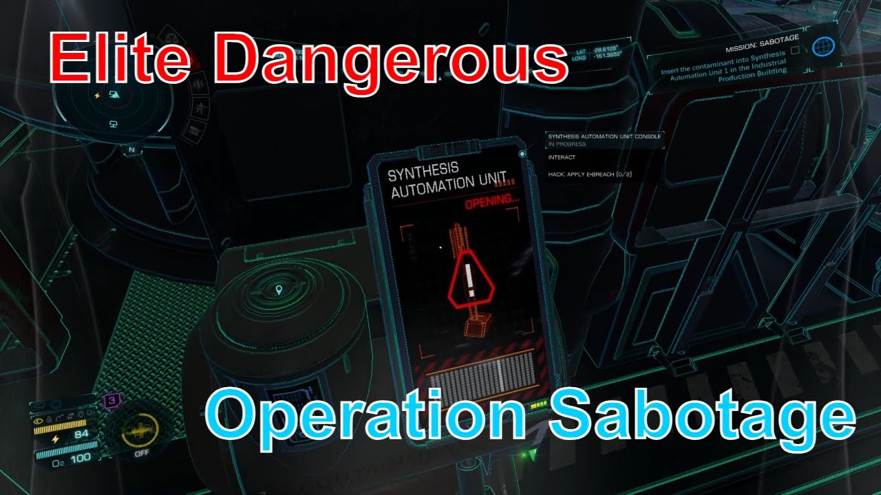 Elite Dangerous - Operation Sabotage