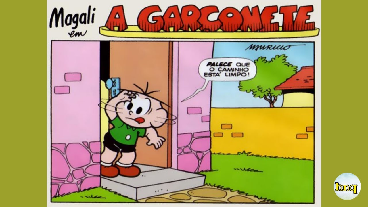 Magali- A garçonete- @hnquadrinhos