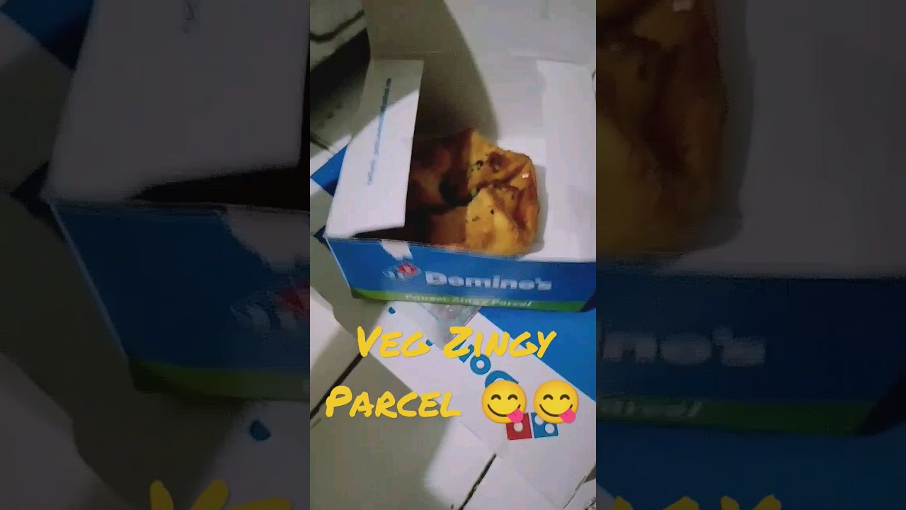 Domino's Zingy Parcel #dominos #pizza #pizzalover #zingyparcel #food #youtube #shorts #yummy #review
