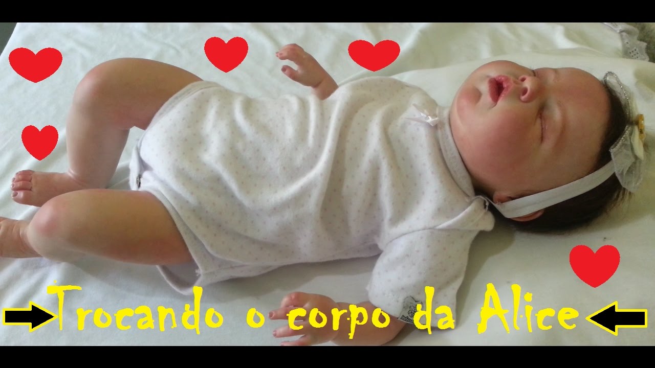 Como trocar o corpo do seu bebê reborn (corpo de pano)