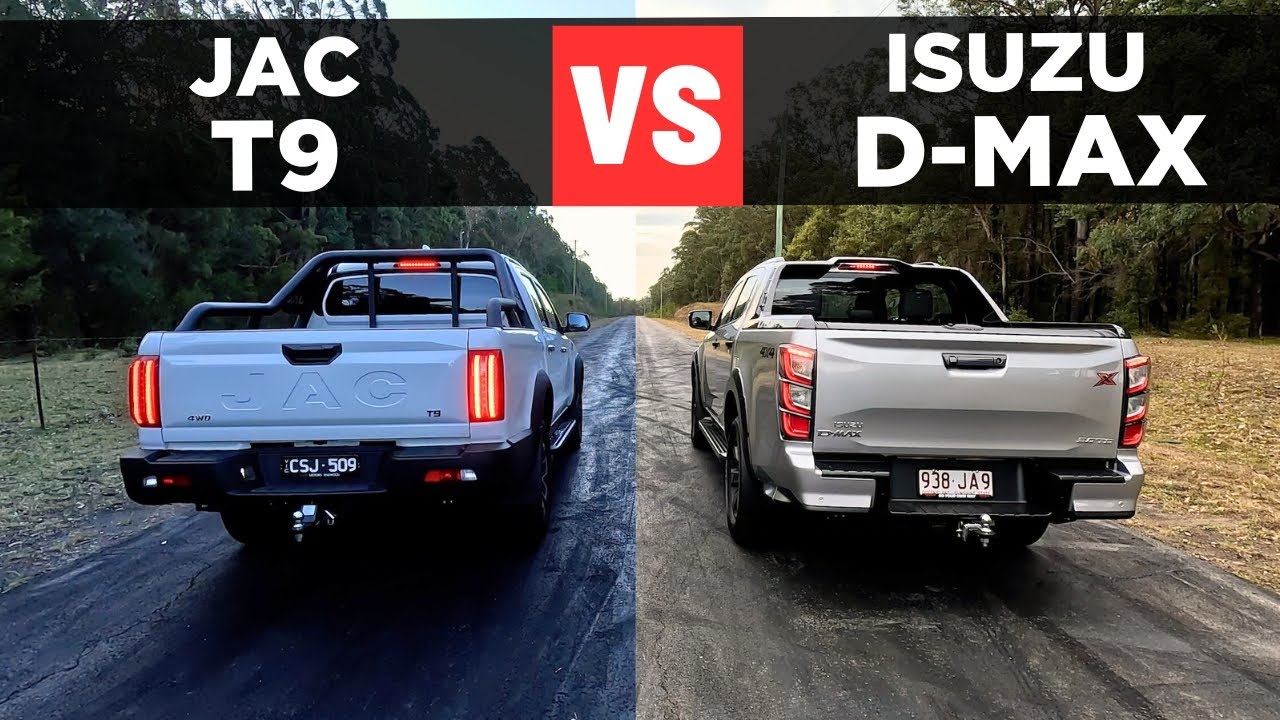 Drag Race: 2025 JAC T9 vs Isuzu D-Max &ndash;&nbsp;0-100 & comparison