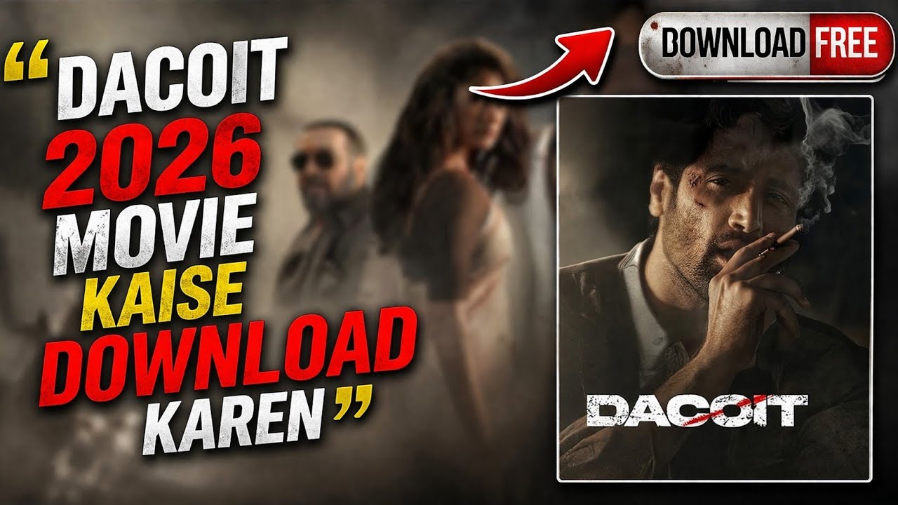 Dacoit Movie Kaise Download Karen| Dacoit Movie Kaha Se Download Karen #dacoit #dacoitmovie