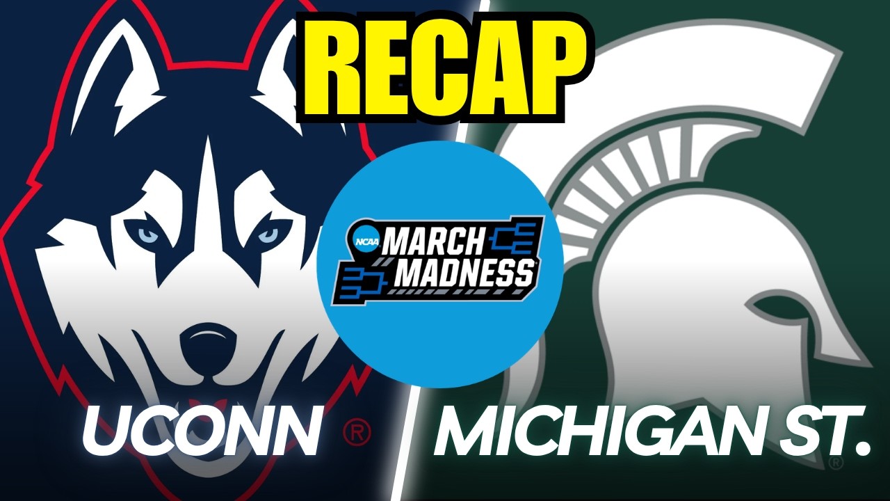 Полный обзор матча UConn против Michigan State в рамках турнира NCAA!