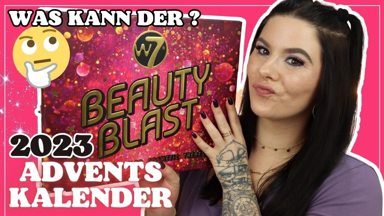 Kann der was ? 🧐 W7 Beauty ADVENTSKALENDER 2023 | 24 Türchen UNBOXING