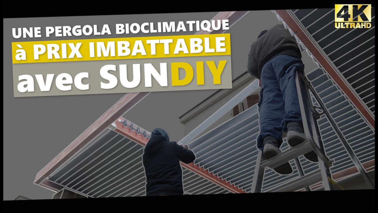 Une pergola bioclimatique à prix imbattable avec SUNDIY
