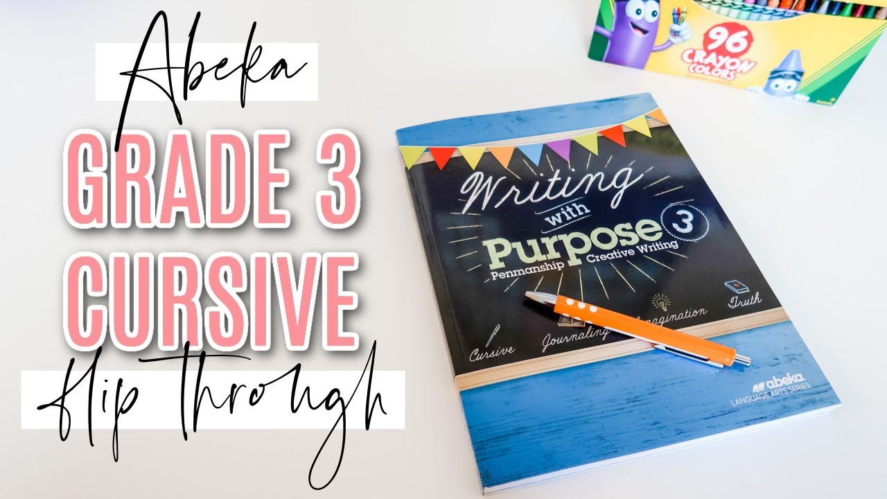 ABEKA FLIP THROUGH|| ABEKA HANDWRITING 3 CURSIVE|| HOMESCHOOL CURRICULUM FLIP THROUGH