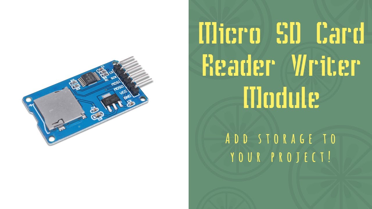 1-Minute Intro: Micro SD Card Reader Writer Module for Your Arduino Projects