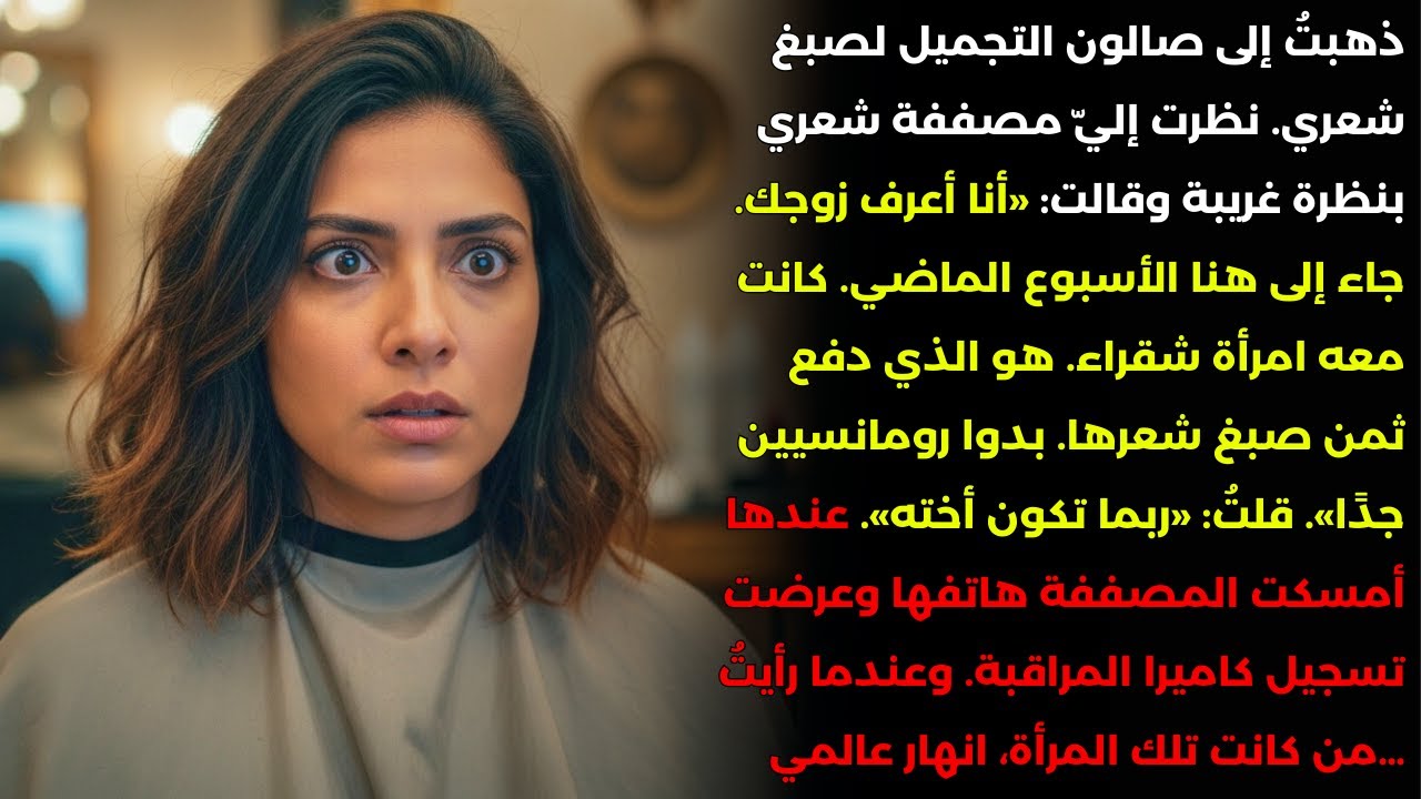 علمتُ أن زوجي أخذ امرأة إلى صالون التجميل، وعندما رأيتُ في التسجيلات من كانت…