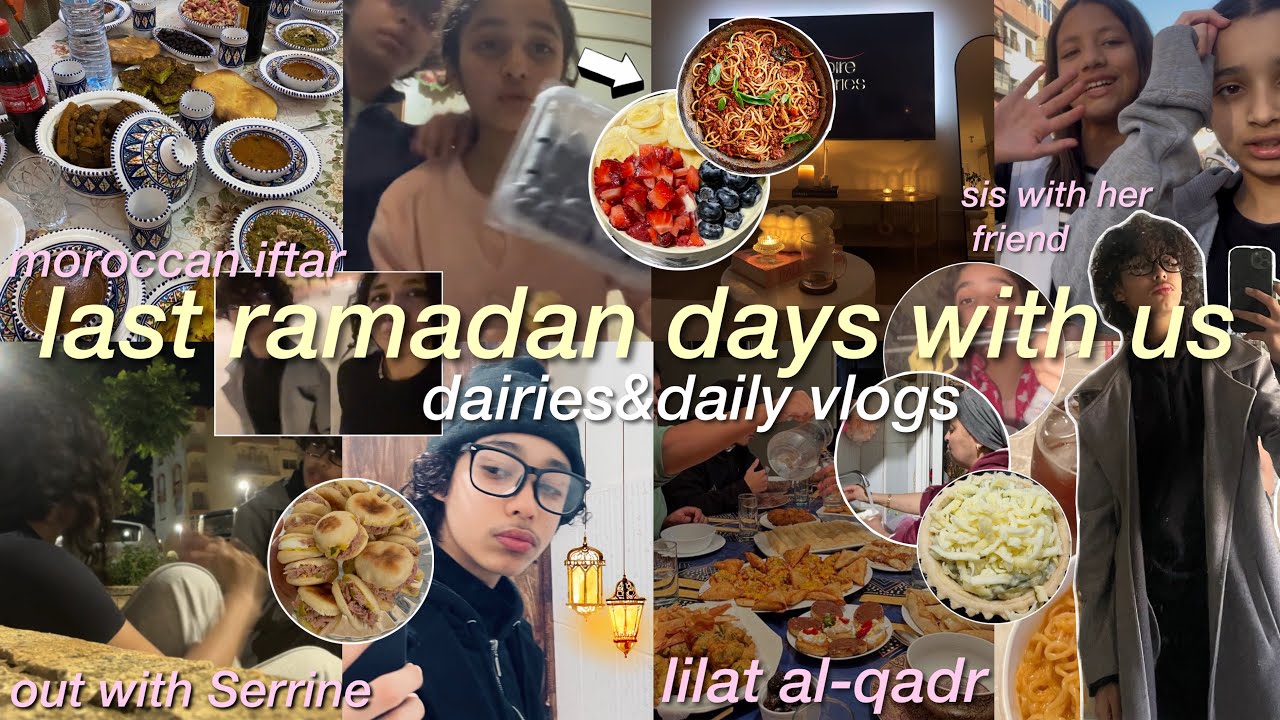 last days in Ramadan with us🌙🥟🕋|كفاش دوزنا اخر ايام رمضان في العطلة كعائلة مغربية🇲🇦🏡💕ramadan dairies
