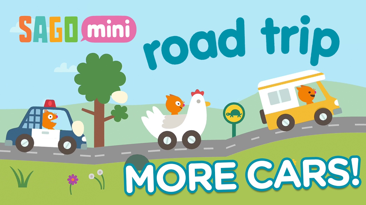 [Новые автомобили!] саго Mini Road Trip App для детей