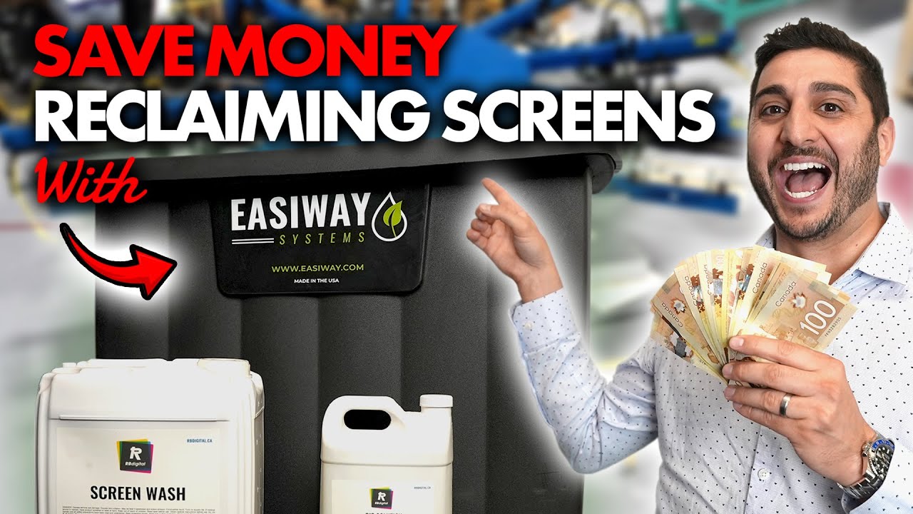 Save Huge Money With The Easiway Dip Tank (Screen Reclaim System)