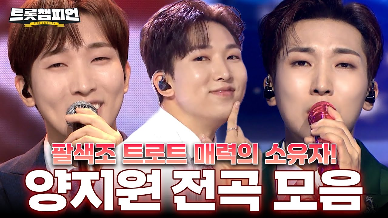 [트롯모음] 화제의 가수 전곡 모음 : 팔색조 트로트 매력의 소유자💖 양지원 전곡 모음📂 l #트롯챔피언 l #트롯869