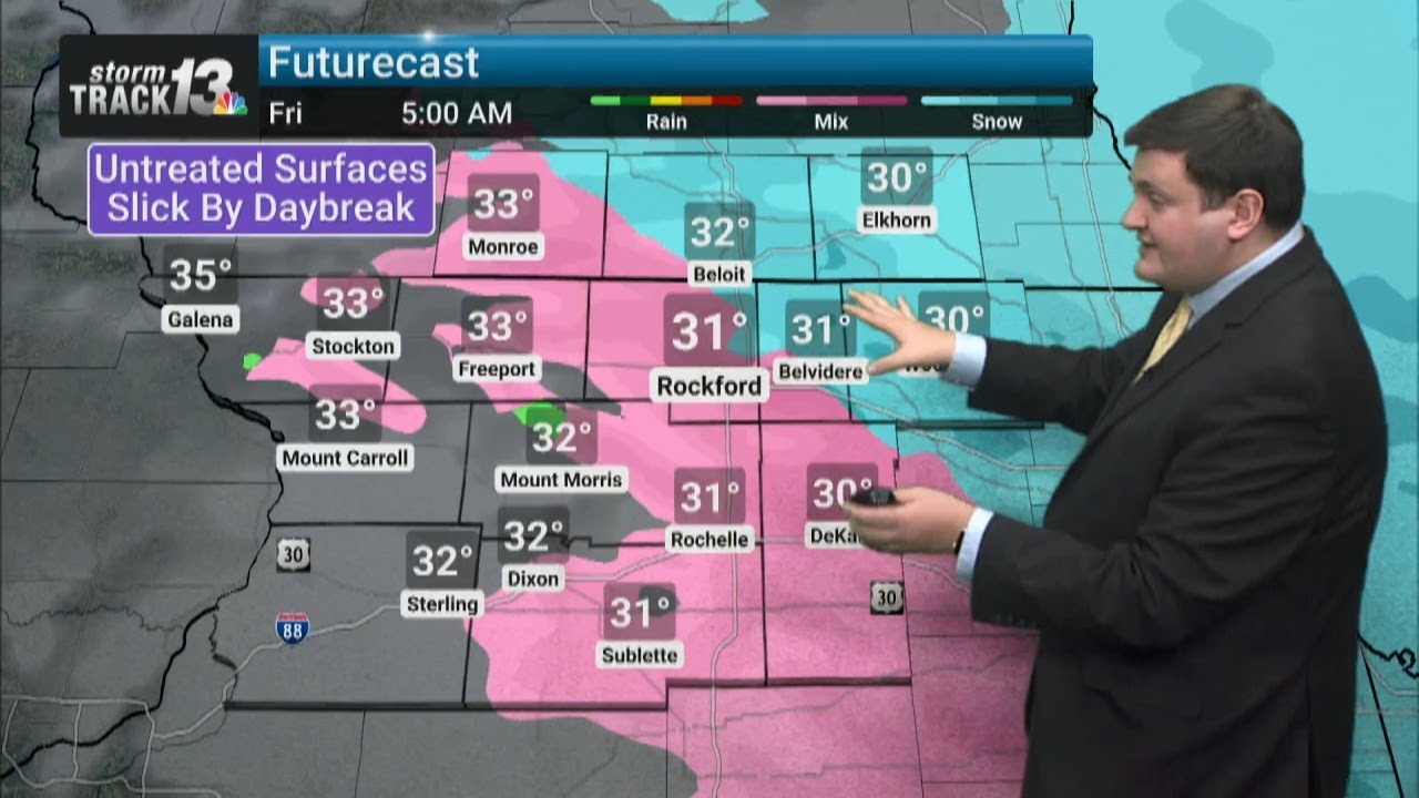 Messy start possible Friday