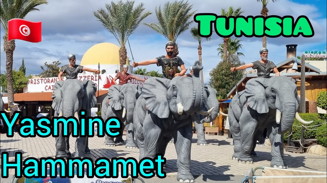 🇹🇳 Yasmine Hammamet,Tunisia#travelvlog #tunisie #explore