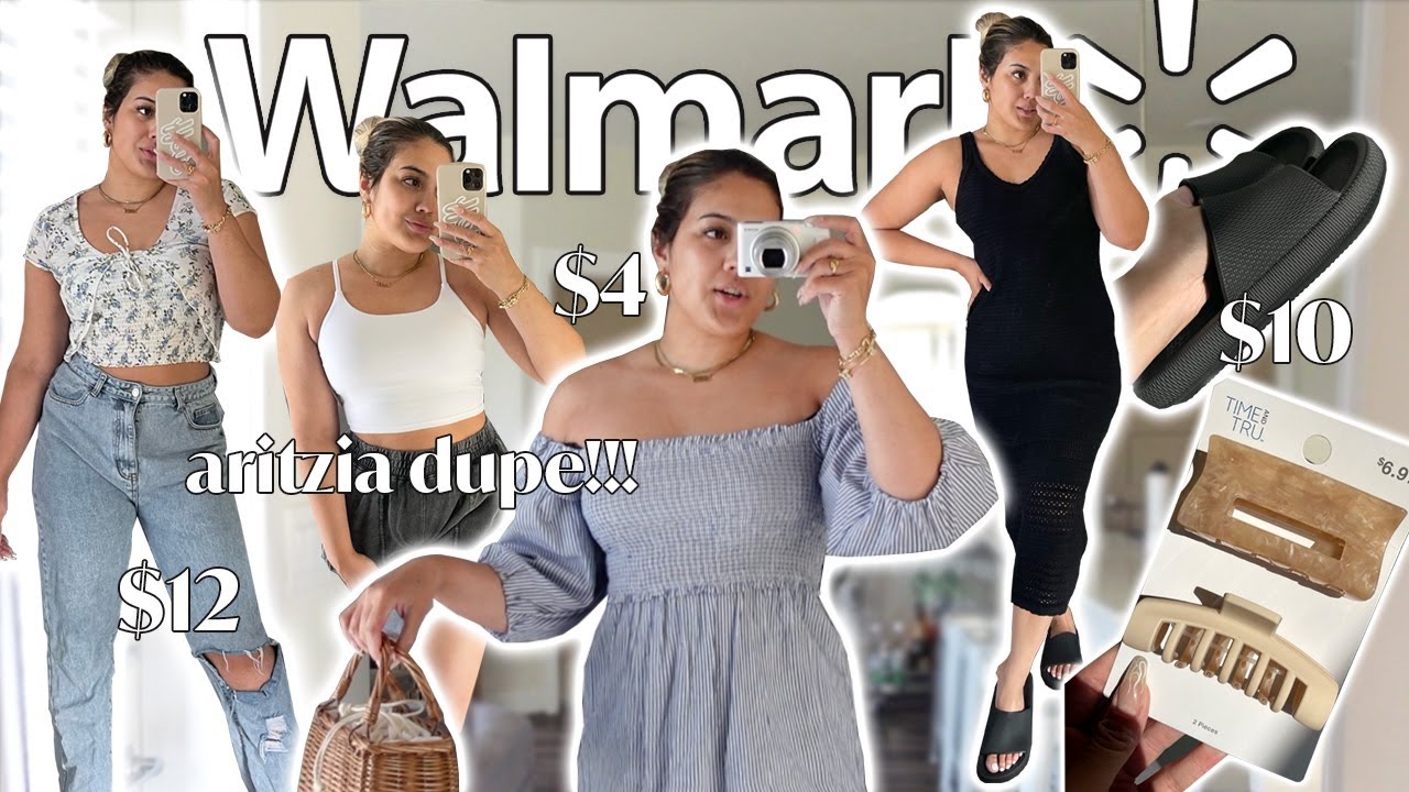 BOUGIE ON A BUDGET | STYLING WALMART CLOTHES: shop with me + haul summer 2022!