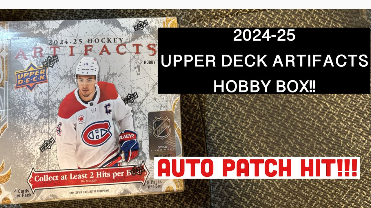 2024-25 UPPER DECK ARTIFACTS HOBBY BOX! #upperdeckhockey #hockeycards #shaunscollectibles #nhlhockey