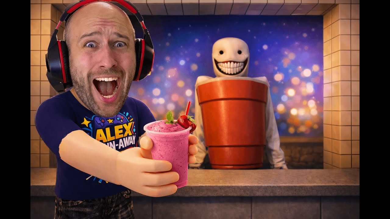 עבדתי בחנות שייקים הכי מפחידה ברובלוקס! | Road-Side Smoothie