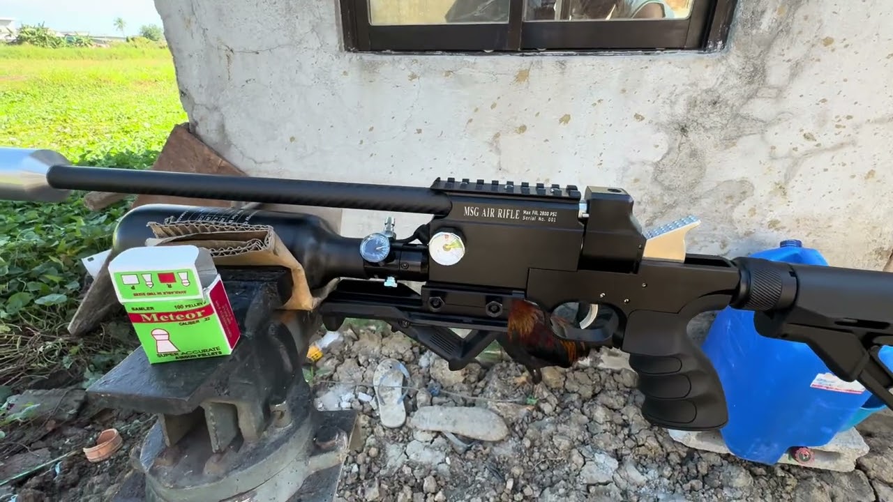 ANG LUPIT TUMAMA NG MSG COMPACT PCP AIR RIFLE NIYO BOSSING ORLIE 😱😱