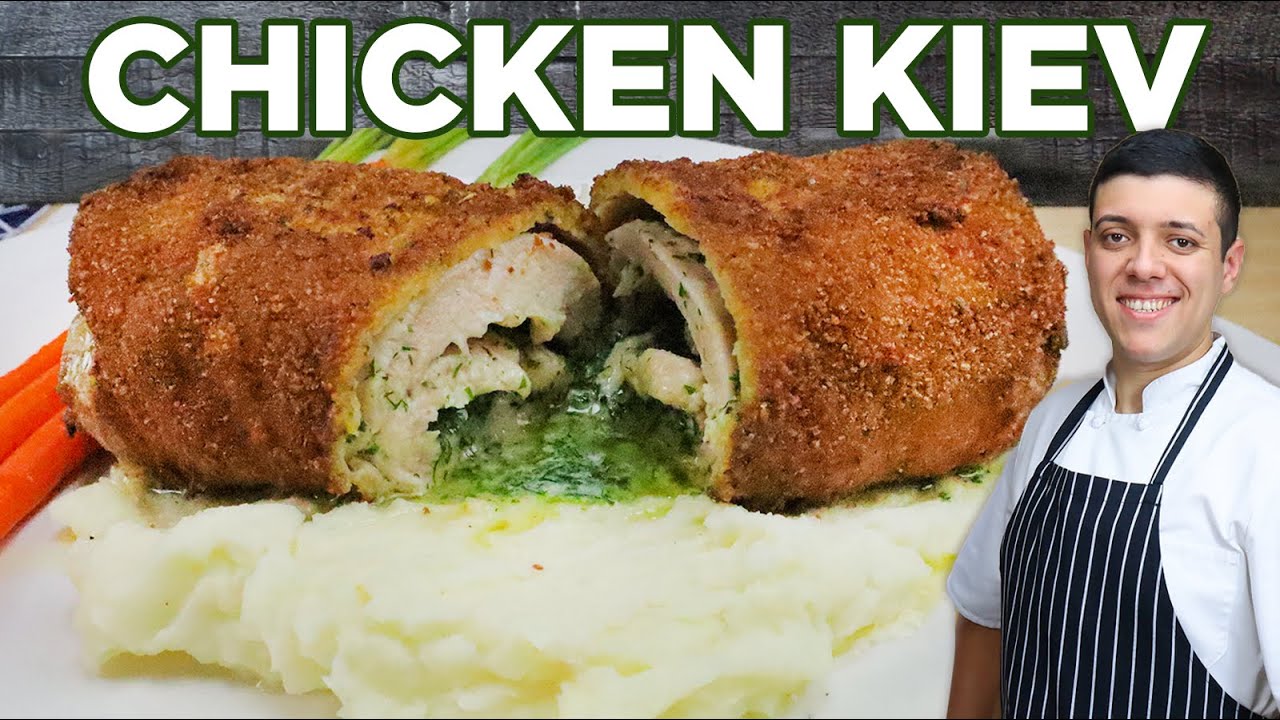 Котлета по-киевски | Куриная грудка, фаршированная чесночным маслом
