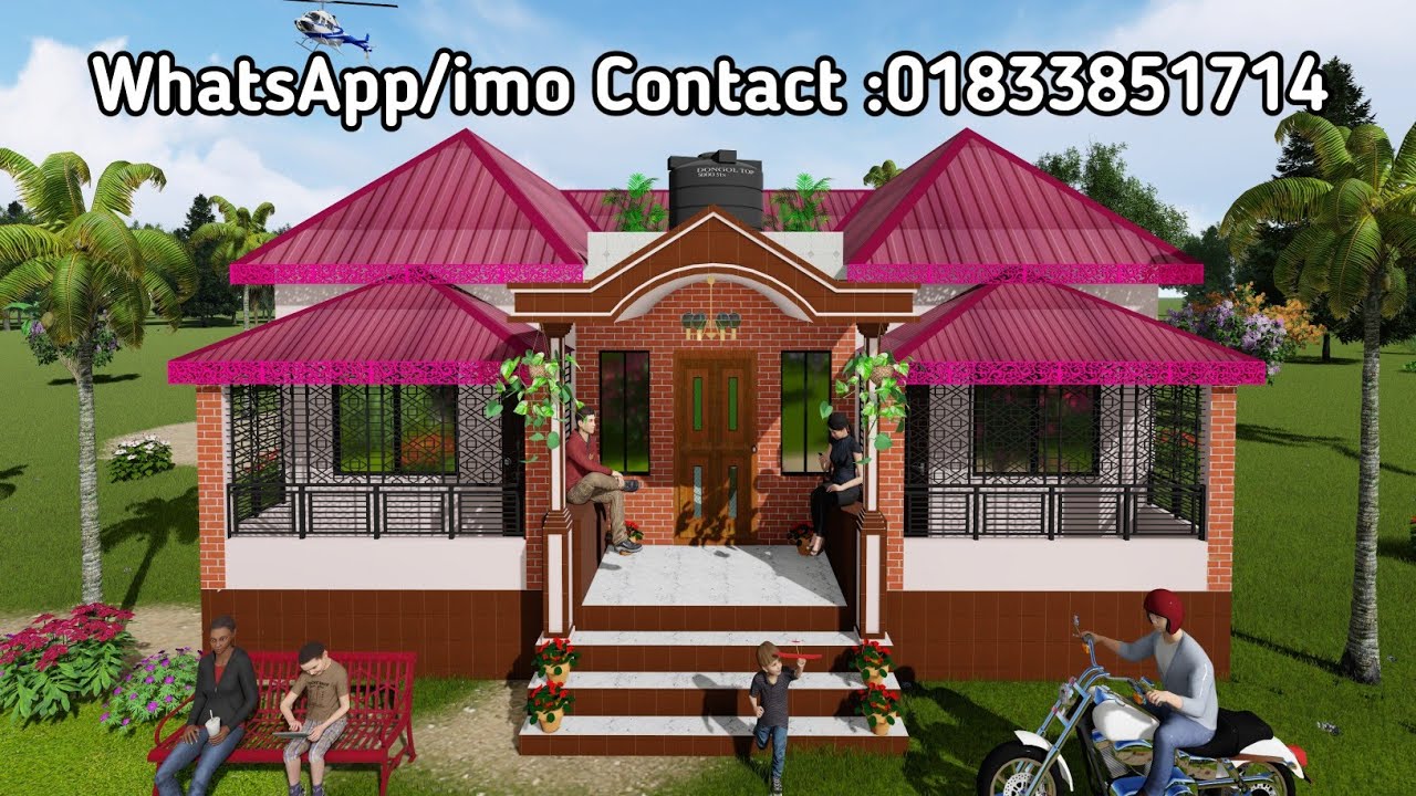 5 bedroom tin shed house design 2023 | ৫ রুমের টিনশেড বাড়ির ডিজাইন | কম খরচে ৫ রুমের টিন সেড বাড়ি |