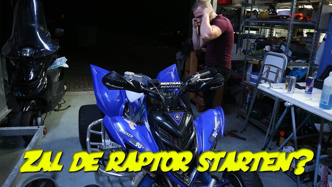 YAMAHA RAPTOR 700R REBUILD!! MOTORBLOK AFBOUWEN + 1E TESTRIT#2