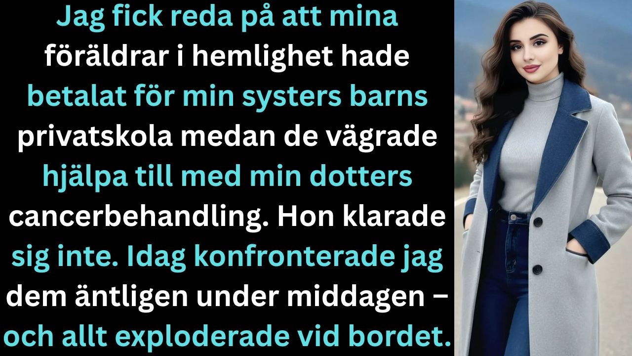 Jag fick reda på att mina föräldrar i hemlighet hade betalat för min systers barns……