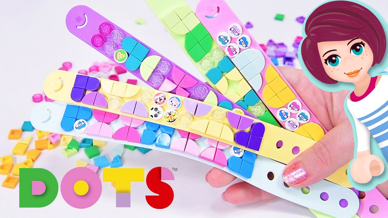 300 pieces but they're all teeny - Lego DOTS Bracelet mega pack review DIY craft