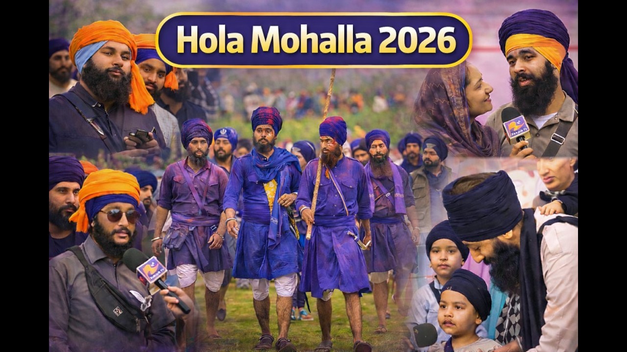 Hola Mohalla at Sri Anandpur Sahib | | Pind Di Gal Baat | Panjab TV Entertainment