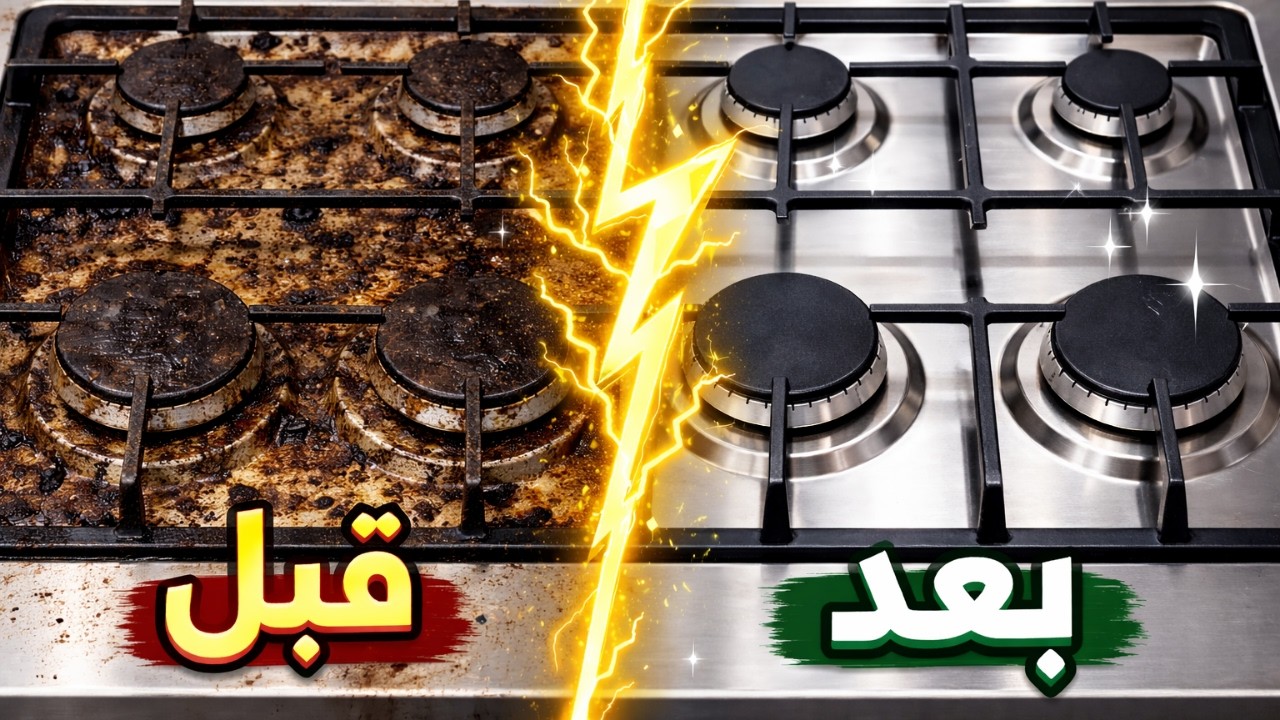 مغسلتش البوتاجاز لمدة شهر تعالو شوفو حصل اى !