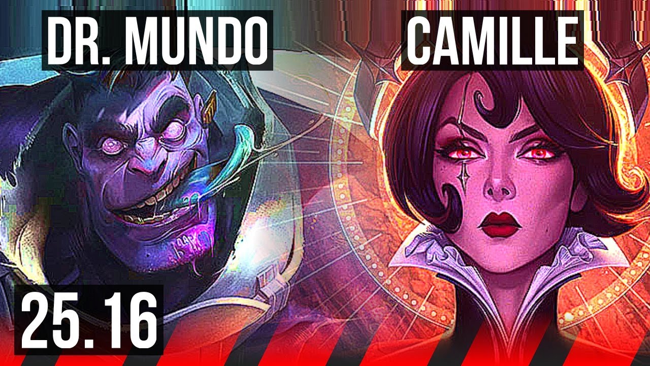 DR. MUNDO vs CAMILLE (TOP) | 4/0/2 | EUW Master | 25.16