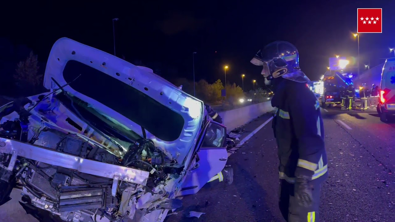 Accidente de tráfico en la M-503 (Pozuelo de Alarcón).